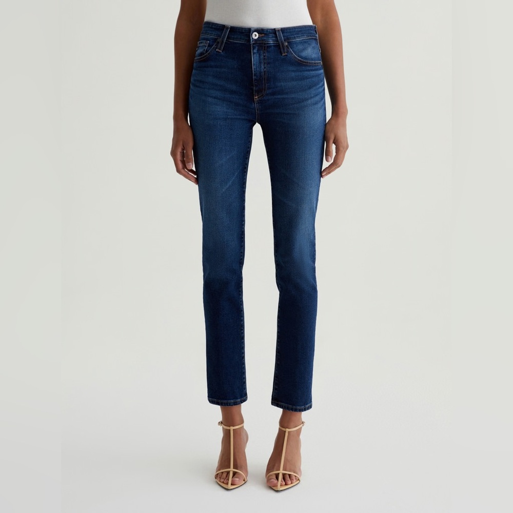 AG Mari Crop Mid-Rise Slim Straight